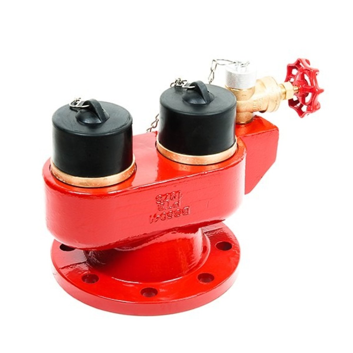 Two-Way / Four-Way Fire Brigade Inlet Connection (2.5" Instantaneous Inlets x 4" / 6" Outlet)