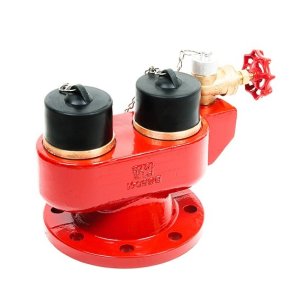 Two-Way / Four-Way Fire Brigade Inlet Connection (2.5" Instantaneous Inlets x 4" / 6" Outlet)