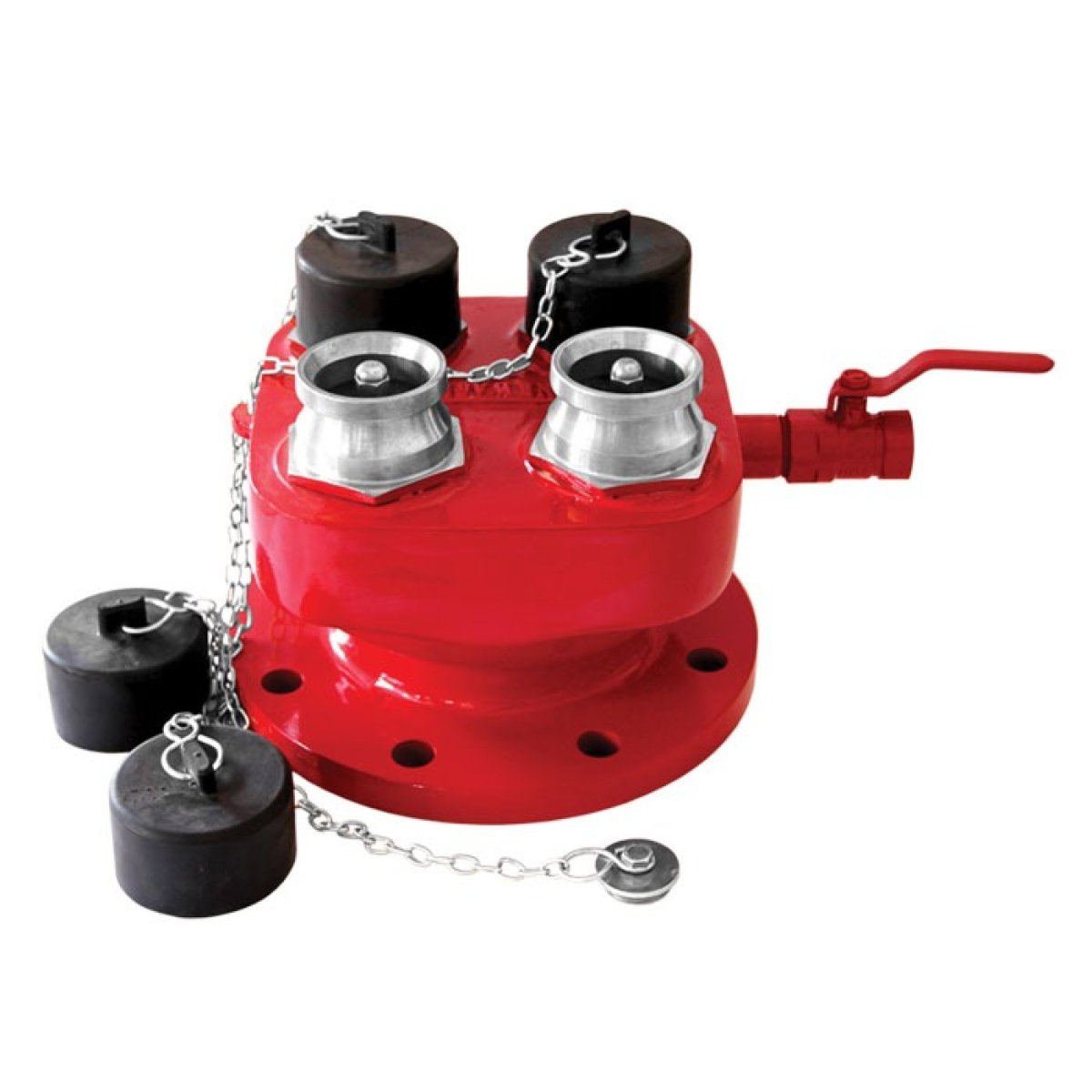 Two-Way / Four-Way Fire Brigade Inlet Connection (2.5" Instantaneous Inlets x 4" / 6" Outlet)