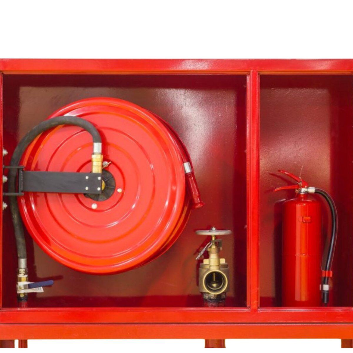 Mounting Fire Hose and Extinguisher Storage Cabinet