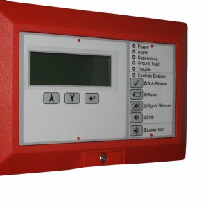 Addressable Remote Fire Alarm Repeater Panel (LCD Annunciator)